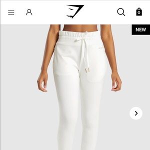 whitney simmons x gymshark fitted joggers